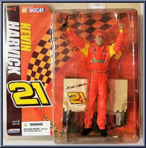 Kevin Harvick (Reese's) #21 from Nascar - Series 5 manufactured by McFarlane Toys [Front]