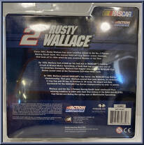 Rusty Wallace (Miller Lite) #2 from Nascar - Series 4 manufactured by McFarlane Toys [Back]