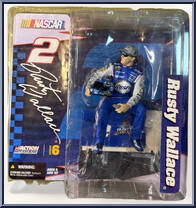 Rusty Wallace #2 from Nascar - Series 6 manufactured by McFarlane Toys [Front]
