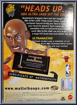 Michael Jordan (Red Uniform) from NBA Jams - Ultra Jams manufactured by Mattel [Back]