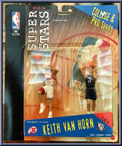 Keith Van Horn from NBA Superstars - College Pro manufactured by Mattel [Front]