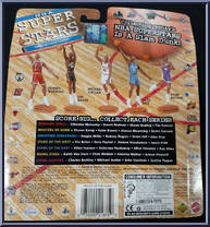 Tim Duncan from NBA Superstars - 98/99 Season manufactured by Mattel [Back]