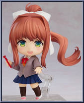 Monika from Nendoroid - Doki Doki Literature Club! manufactured by Good Smile Company [Loose]