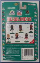 Eric Swann from NFL Headliners - 1998 Season manufactured by Corinthian [Back]