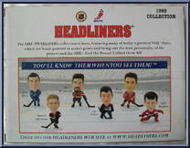 Rising Stars from NHL Headliners - 1998 Season manufactured by Corinthian [Back]