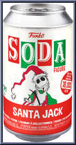 Santa Jack (Blacklight) from Nightmare Before Christmas - Soda manufactured by Funko [Front]