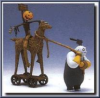 Behemoth & Wicker Horse from Nightmare Before Christmas - PVC - Boxed manufactured by Jun Planning [Loose]