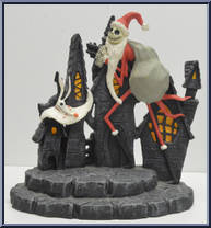 Santa Jack and Zero from Nightmare Before Christmas - Resin Statues manufactured by Jun Planning [Loose]