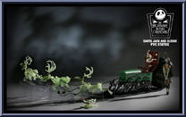 Santa Jack & Sleigh (10th Anniversary) (Glows) from Nightmare Before Christmas - PVC - Boxed manufactured by Jun Planning [Loose]