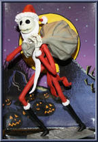 Santa Jack & Zero (Japan Exclusive) from Nightmare Before Christmas - PVC - Boxed manufactured by Jun Planning [Loose]