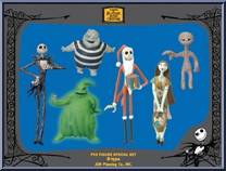 Figurine Special Set (B Type) from Nightmare Before Christmas - PVC - Boxed manufactured by Jun Planning [Loose]