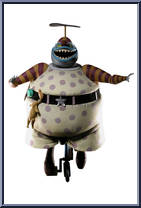 Clown on Unicycle from Nightmare Before Christmas - Series 5 manufactured by Neca [Loose]