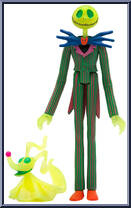 Jack Skellington (Neon Glow in the Dark) from Nightmare Before Christmas - ReAction Figures manufactured by Super7 [Loose]