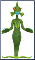 Undersea Gal from Nightmare Before Christmas - ReAction Figures manufactured by Super7 [Loose]