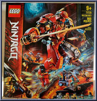 Fire Stone Mech from Ninjago - Master of the Mountain manufactured by Lego [Front]