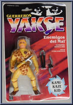 Kama-Kaze Kid from Ninja Warriors - Enemies of Evil - Guerreros Yakse manufactured by Hasbro [Front]