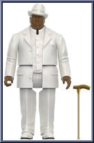 Notorious B.I.G. (White Suit) from Notorious B.I.G. - ReAction Figures manufactured by Super7 [Loose]