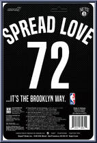 Notorious B.I.G. (Brooklyn Jersey) from Notorious B.I.G. - ReAction Figures manufactured by Super7 [Back]