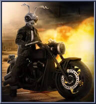Biker Gomez & Motorcycle (Deluxe Edition) from One:12 Collective - Mezco manufactured by Mezco [Loose]