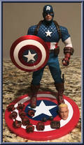 Captain America (Modern) from One:12 Collective - Marvel manufactured by Mezco [Loose]