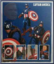 Captain America (Modern) from One:12 Collective - Marvel manufactured by Mezco [Back]
