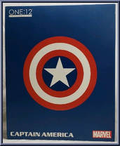 Captain America (Modern) from One:12 Collective - Marvel manufactured by Mezco [Front]