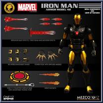 Iron Man (Armor Model 42 Edition) from One:12 Collective - Marvel manufactured by Mezco [Loose]