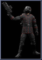 Sleepwalker Obsidian Elite Guardsmen from Operation: Monster Force - Basic Series manufactured by Fresh Monkey Fiction [Loose]