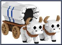 Oxen and Wagon Action Figure