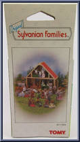 Bear (Yellow Clothes) from Original Sylvanian Families - Basic Series manufactured by Tomy [Back]