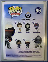 Soldier 76 (Black) from Overwatch - Pop! Vinyl Figures manufactured by Funko [Back]