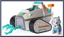 Everest's Pull Back Snowplow (Interactive) from Paw Patrol - Winter Rescues manufactured by Spinmaster [Loose]