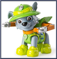 Hero Pup Jungle Rocky  from Paw Patrol - Jungle Rescue manufactured by Spinmaster [Loose]