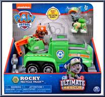 Rocky Recycle Truck from Paw Patrol - Ultimate Resque Vehicles manufactured by Spinmaster [Front]
