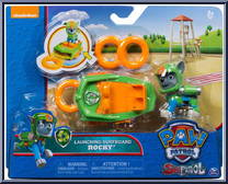 Rocky from Paw Patrol - Sea Patrol - Launching Surfboard manufactured by Spinmaster [Front]