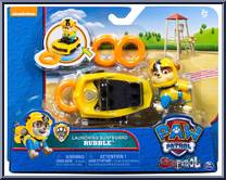 Rubble from Paw Patrol - Sea Patrol - Launching Surfboard manufactured by Spinmaster [Front]