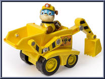 Rubble's Dump Truck from Paw Patrol - Vehicles manufactured by Spinmaster [Loose]