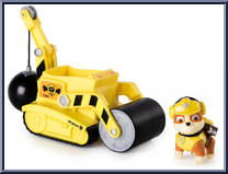 Rubble's Steam Roller from Paw Patrol - Vehicles manufactured by Spinmaster [Loose]