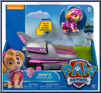 Skye's Rescue Jet from Paw Patrol - Vehicles manufactured by Spinmaster [Front]
