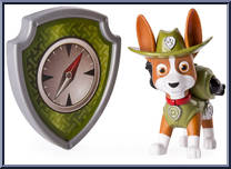 Tracker - Action Pack Pup & Badge from Paw Patrol - Jungle Rescue manufactured by Spinmaster [Loose]
