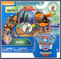 Zuma from Paw Patrol - Mission Paw manufactured by Spinmaster [Front]