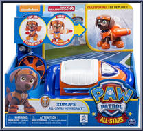 Zuma's All Stars Hovercraft from Paw Patrol - All-Stars Vehicles manufactured by Spinmaster [Front]
