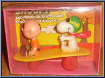 Snoopy Flying Ace with Charlie Brown from Peanuts - Snoopy and Friend on Skateboard manufactured by Aviva [Front]