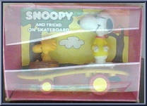 Joe Cool with Woodstock in Nest from Peanuts - Snoopy and Friend on Skateboard manufactured by Aviva [Front]