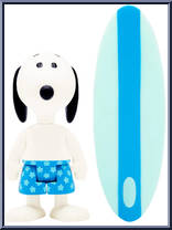 Snoopy (Surfer) from Peanuts - Wave 5 manufactured by Super7 [Loose]