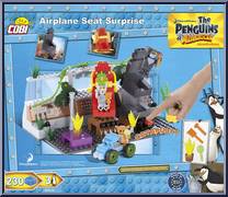 Airplane Seat Surprise from Penguins of Madagascar - Basic Series manufactured by Cobi [Back]