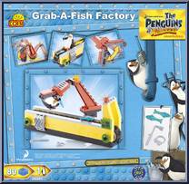 Grab-A-Fish Factory from Penguins of Madagascar - Basic Series manufactured by Cobi [Back]
