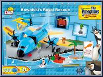 Kowalski's Royal Rescue from Penguins of Madagascar - Basic Series manufactured by Cobi [Back]