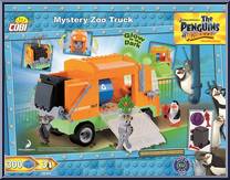Mystery Zoo Truck from Penguins of Madagascar - Basic Series manufactured by Cobi [Back]