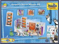 Penguin's Secret Mission HQ (445 Pieces) from Penguins of Madagascar - Basic Series manufactured by Cobi [Back]